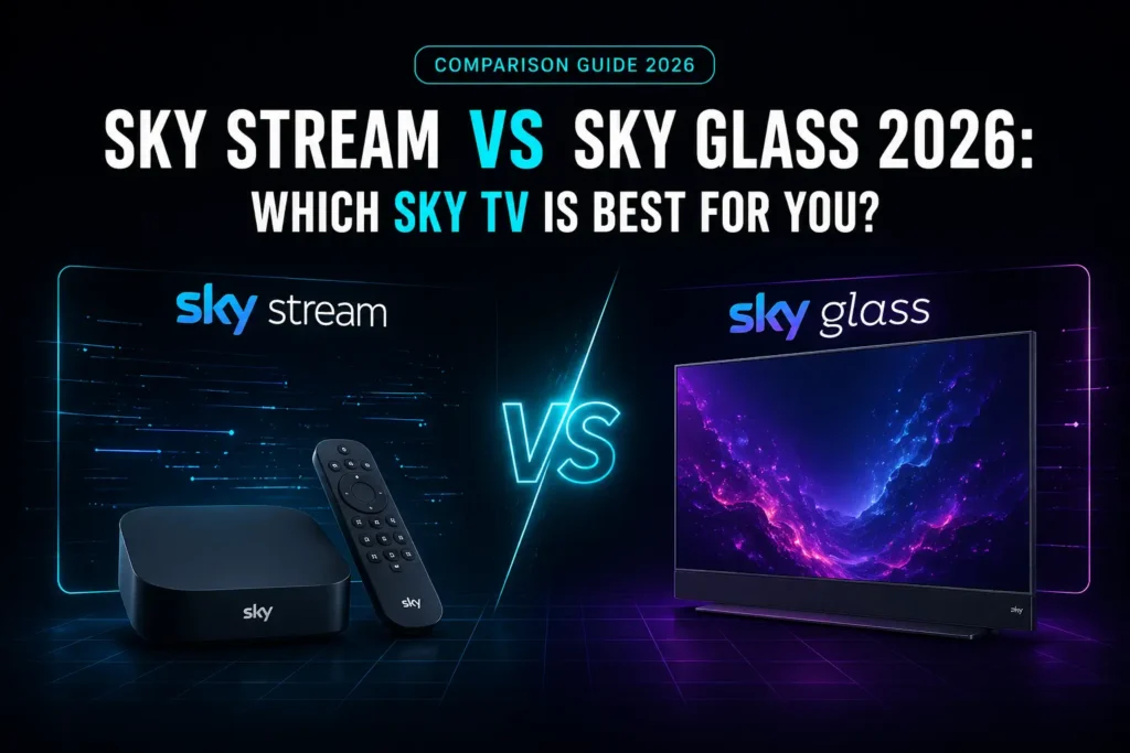 Sky Stream vs Sky Glass 2026: Which Sky TV Is Best for You?